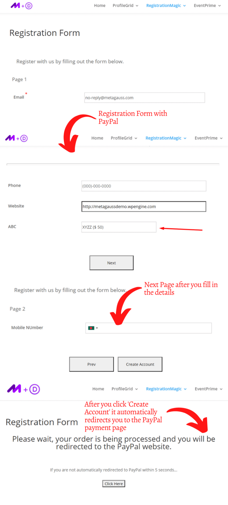 Easy Steps to Create Registration Form with PayPal Payment Integration