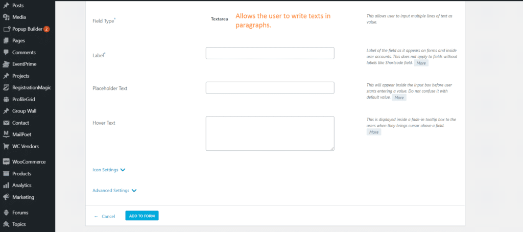 How to create a student registration form on a WordPress Website