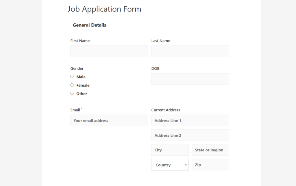 How to Create a Smart Job Application Form Using RegistrationMagic