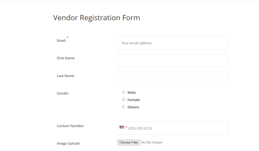 How to make a flexible vendor registration form for your business